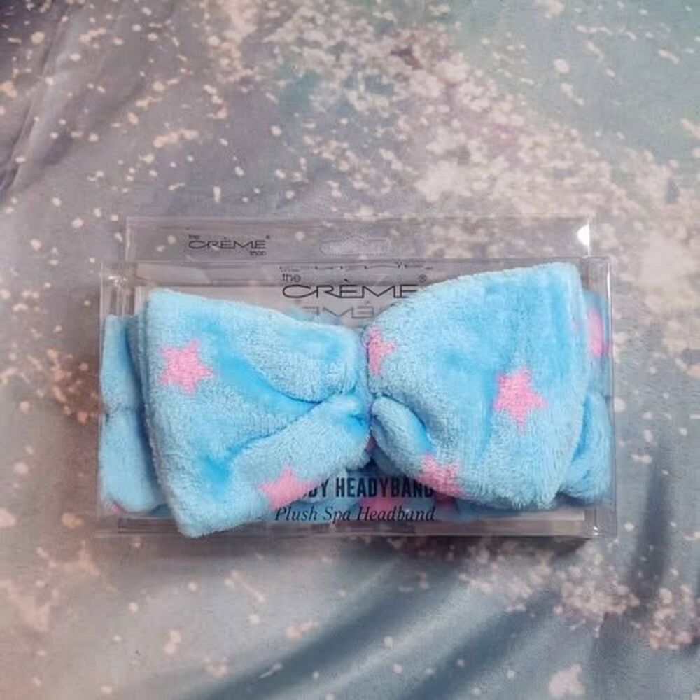 The Crème Shop Teddy Headyband Plush Spa Headband